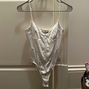 Zara white bodysuit